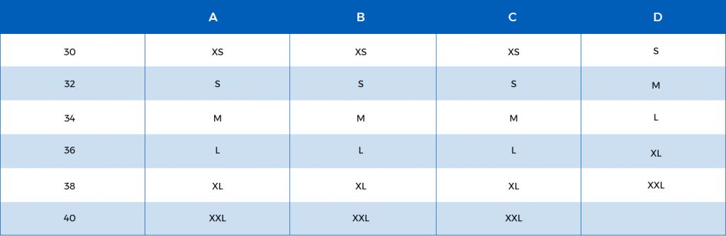 Size Guide - Brooks